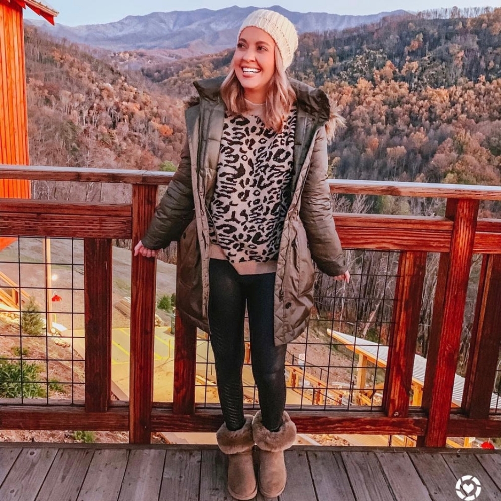 Goodnight Macaroon Animal Print Sweater